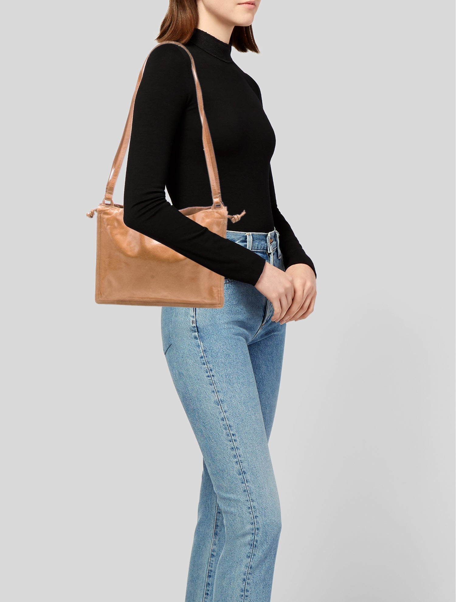 Bottega Veneta Patent Leather Shoulder Bag